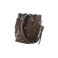 Cavalli Class Brown Calfskin Women Crossbody Bag