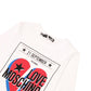 Love Moschino Beaded Cotton Tee with Elegant Print