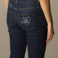 Love Moschino Blue Cotton Women Jeans