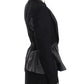 KAALE SUKTAE Elegant Monochrome Zippered Blazer Jacket