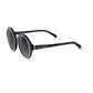 Frankie Morello Black Acetate Women Sunglass