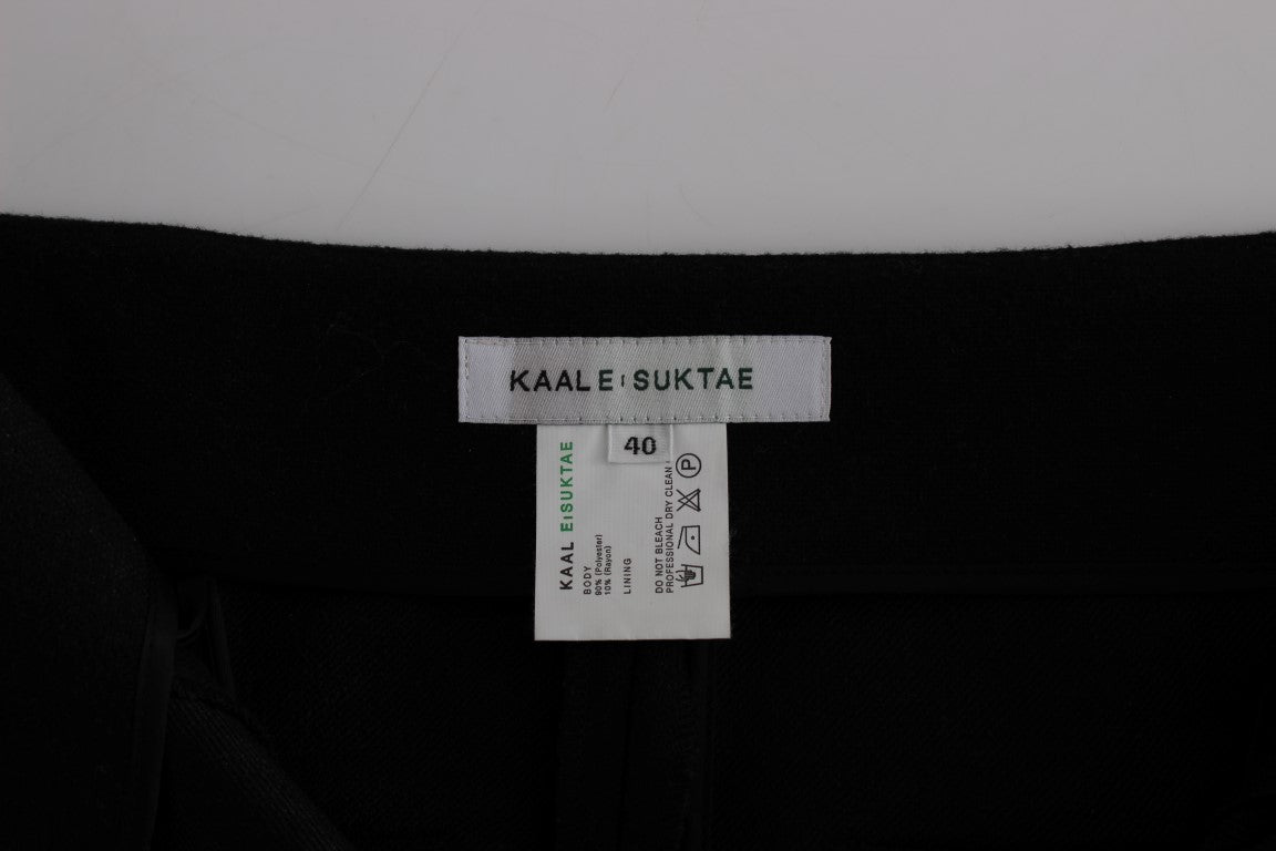 KAALE SUKTAE Elegant High-Waist Black Pants