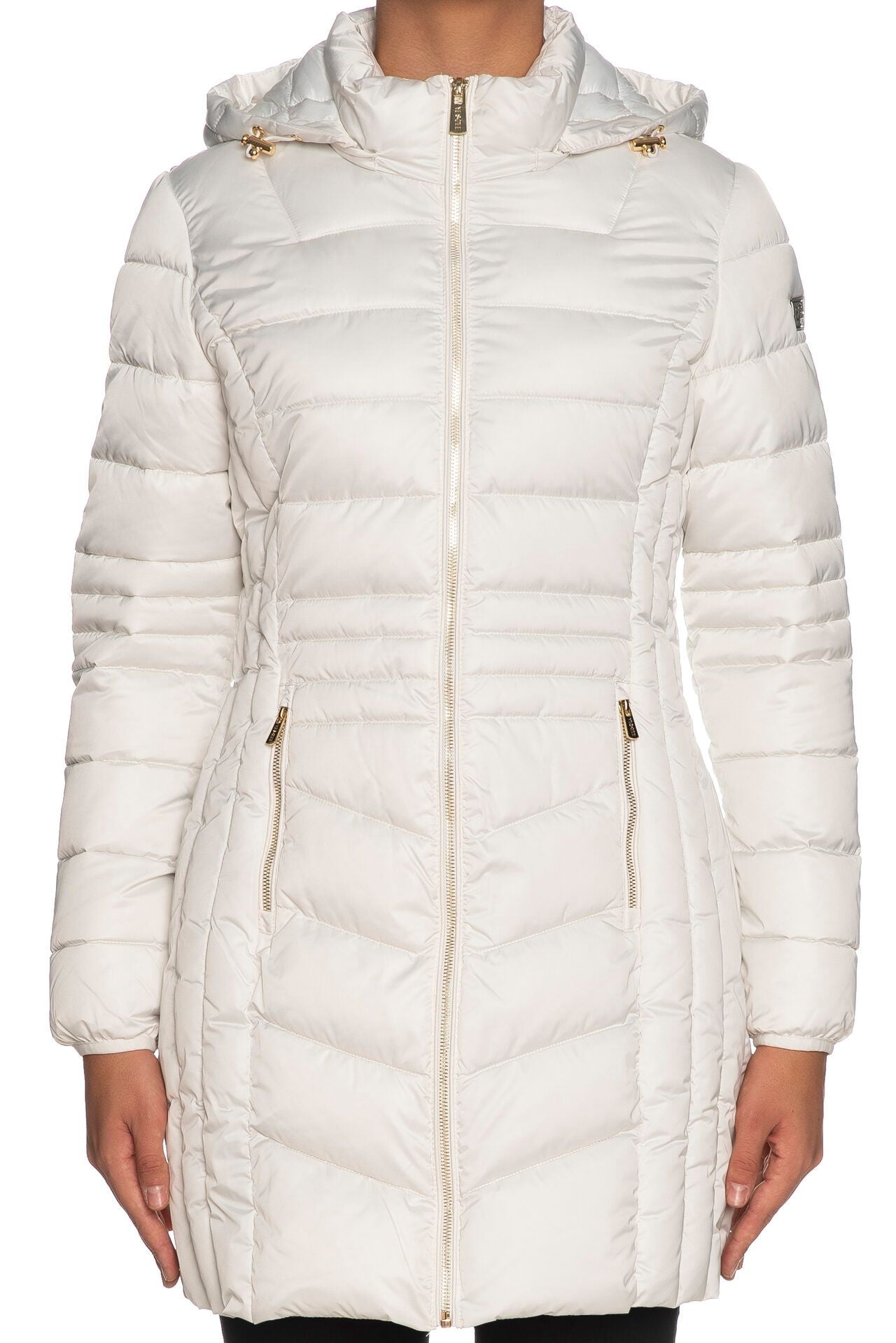 Yes Zee White Polyester Women Jacket