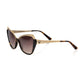 Frankie Morello Black Acetate Women's Sunglass