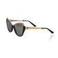 Frankie Morello Black Acetate Women Sunglasses