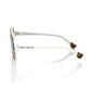 Frankie Morello White Acetate Women's Sunglass