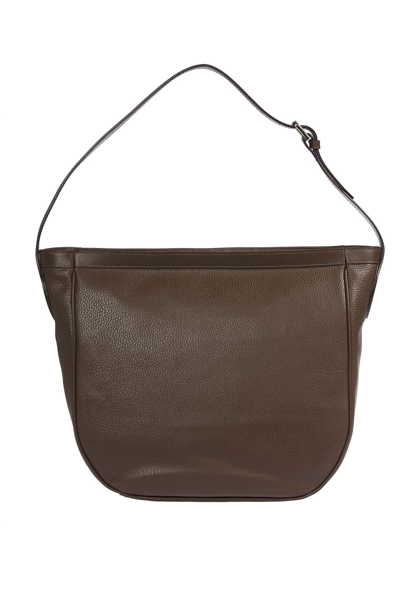 Trussardi Brown Leather Women Shoulder Bag