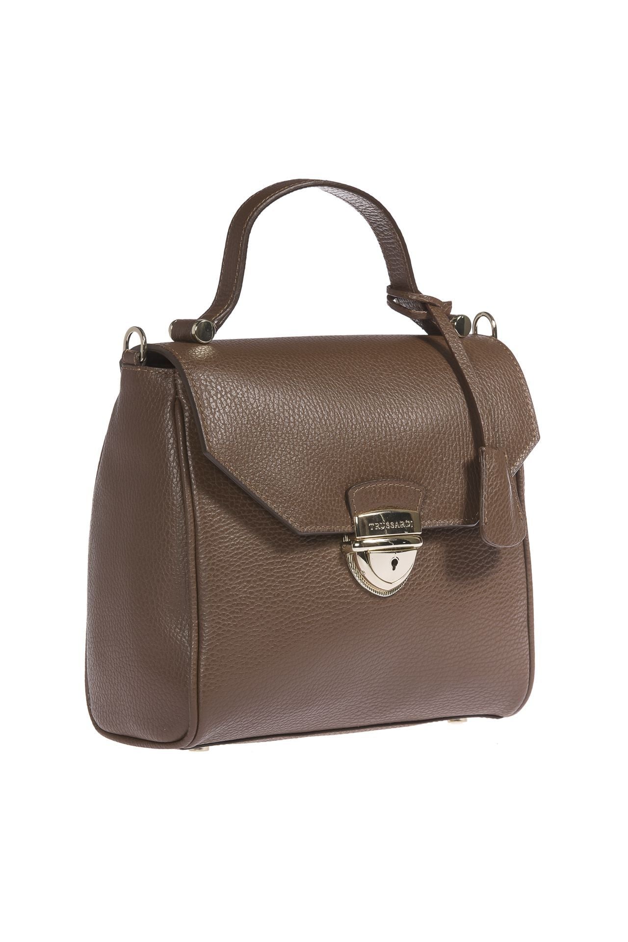 Trussardi Brown Leather Women Handbag