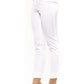 Peserico White Cotton Women Trouser