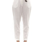 Peserico White Viscose Women Pant