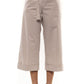 Peserico Beige Cotton Women Palazzo Pants