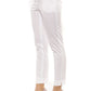 Peserico White Cotton Women Trouser