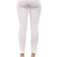 Peserico White Cotton Women Trouser