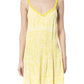 BYBLOS Yellow Viscose Women Dress