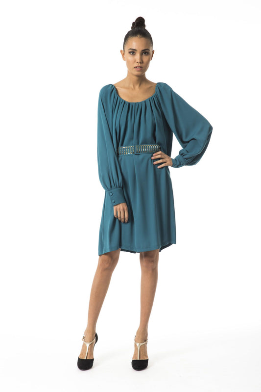 BYBLOS Teal Polyester Women Dress