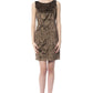 BYBLOS Brown Viscose Women Dress