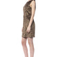 BYBLOS Brown Viscose Women Dress