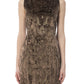 BYBLOS Brown Viscose Women Dress