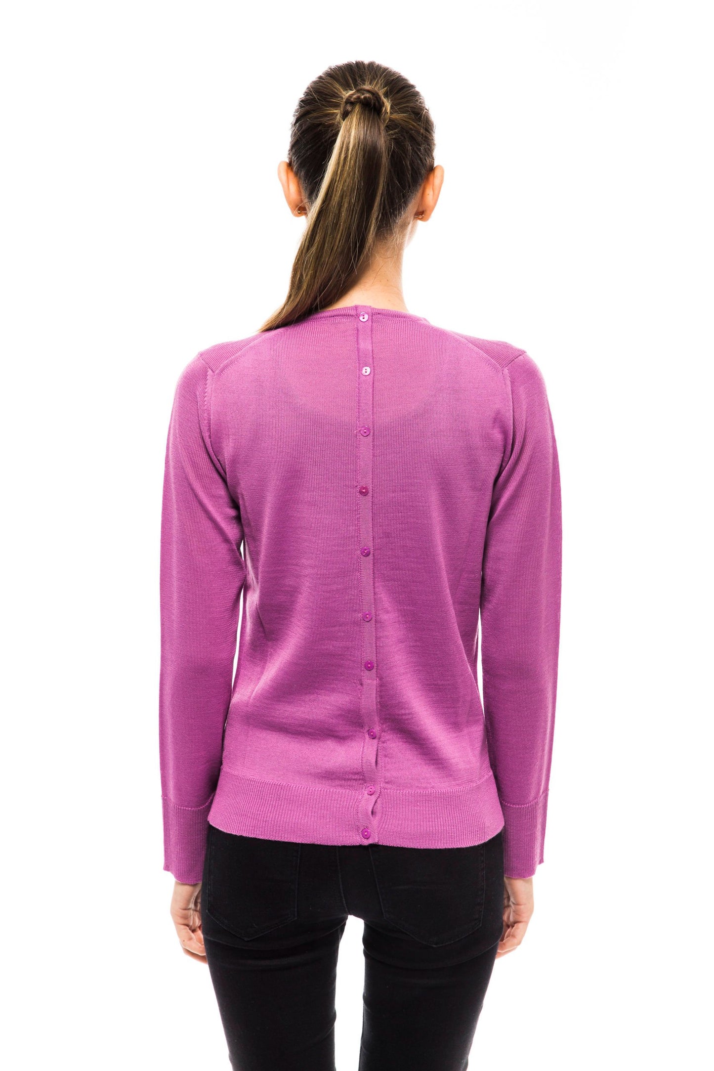 Ungaro Fever Violet Wool Women Cardigan