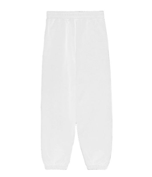 Comme Des Fuckdown Elevated Streetwear White Cotton Sweatpants