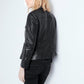 Zadig & Voltaire Black Lamb Leather Women Jacket