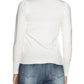 Yes Zee White Viscose Women Sweater