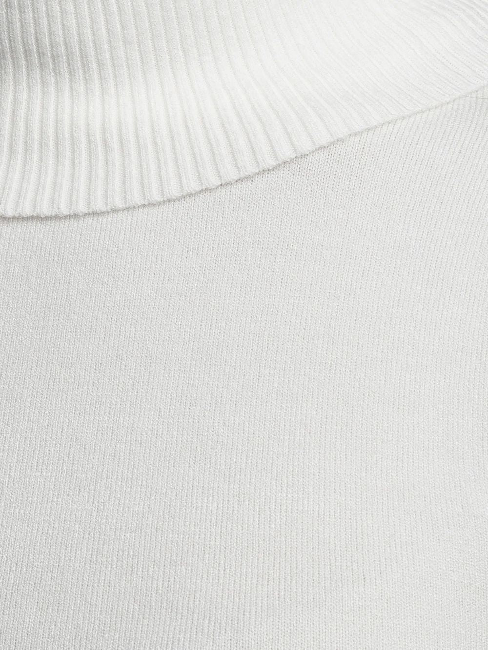 Yes Zee White Viscose Women Sweater