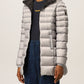 Refrigiwear Chic Padded Down Jacket with Fur Hood