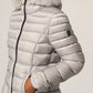 Refrigiwear Chic Padded Down Jacket with Fur Hood