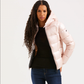 Refrigiwear Chic Short Quilted Down Jacket with Maxi Hood