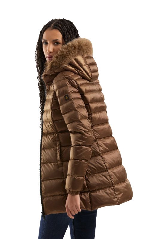 Refrigiwear Brown Polyamide Women Coat