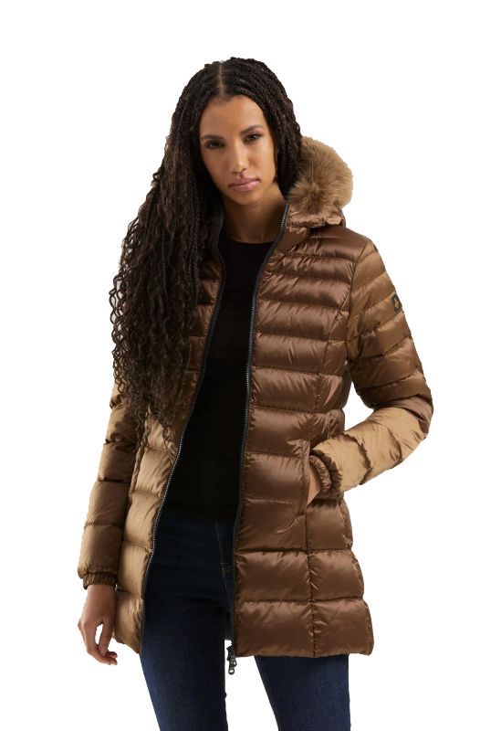 Refrigiwear Brown Polyamide Women Coat