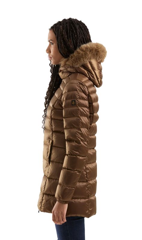 Refrigiwear Brown Polyamide Women Coat