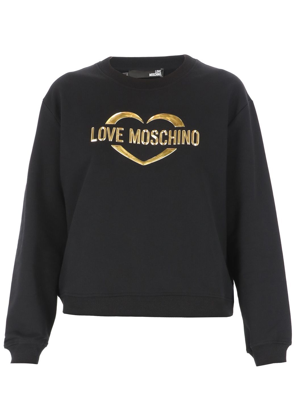 Love Moschino Black Cotton Women Sweater