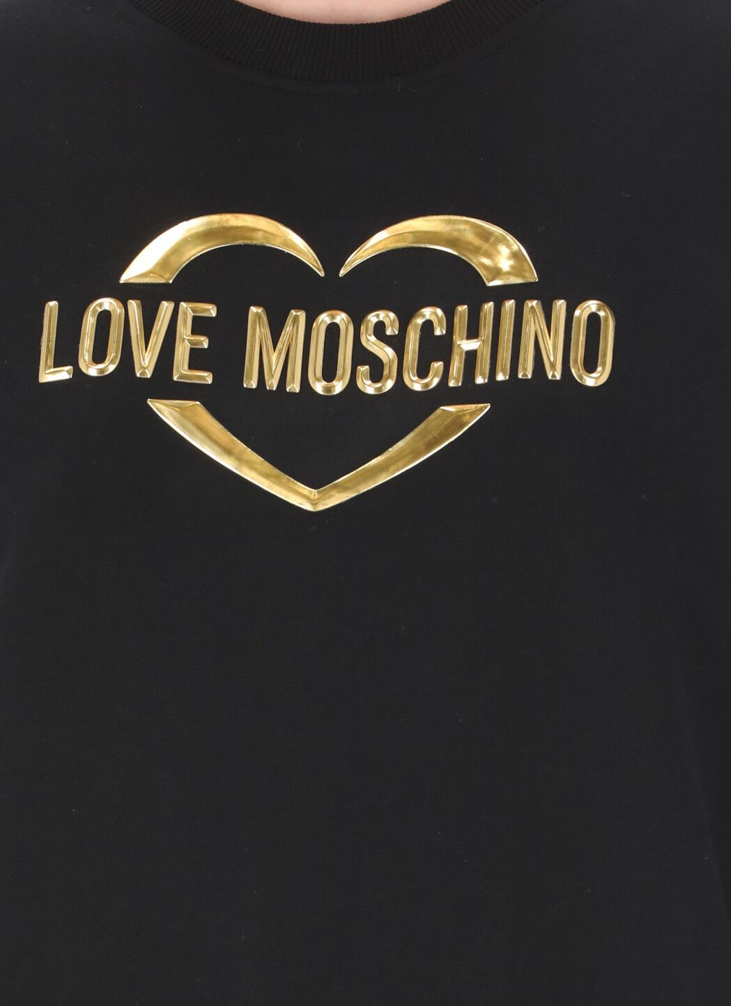 Love Moschino Black Cotton Women Sweater