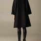 Love Moschino Black Wool Women Coat