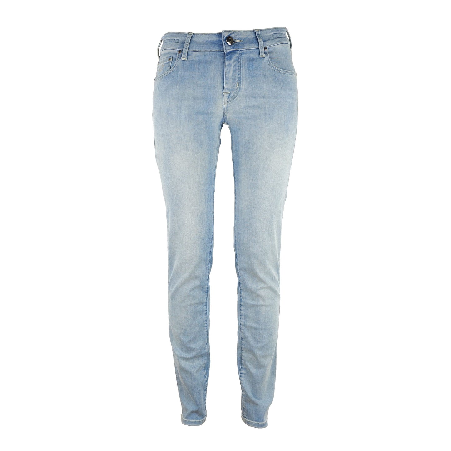 Jacob Cohen Blue Cotton Women Jeans