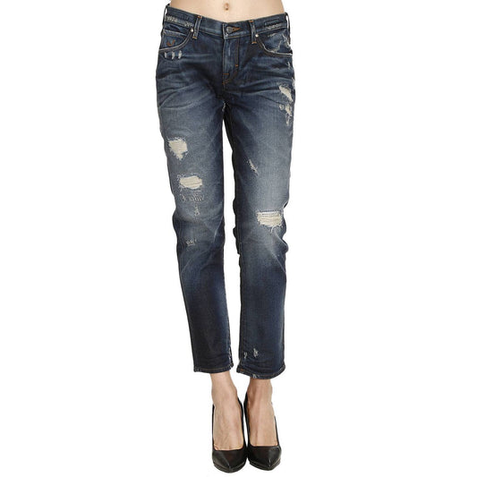 Jacob Cohen Blue Cotton Women Jeans