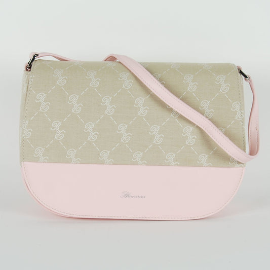 Blumarine Pink Cotton Women Crossbody Bag