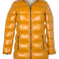 Refrigiwear Chic Long Ellis Down Jacket in Gleaming Yellow