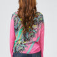 Custo Barcelona Fuchsia Viscose Women Sweater