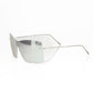 Frankie Morello Silver Metallic Women Sunglass