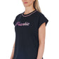 Frankie Morello "Black Cotton Women T-Shirt"