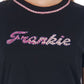 Frankie Morello "Black Cotton Women T-Shirt"