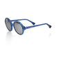 Frankie Morello Blue Acetate Women Sunglass