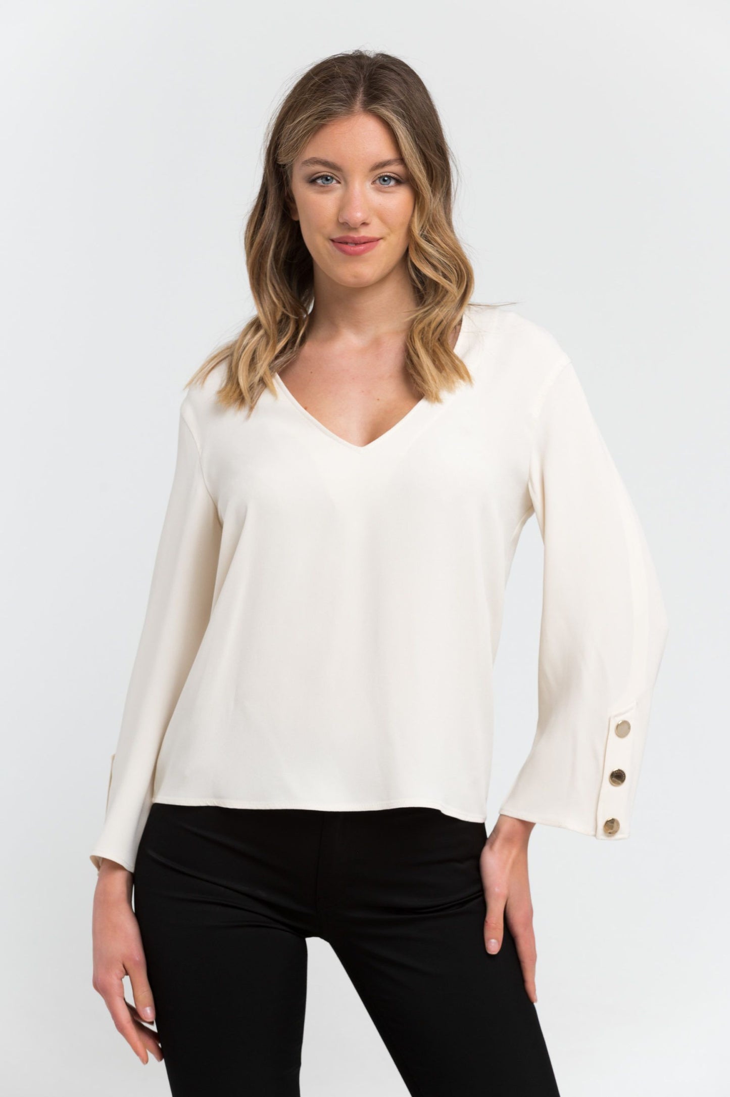 Trussardi White Viscose Women Blouse