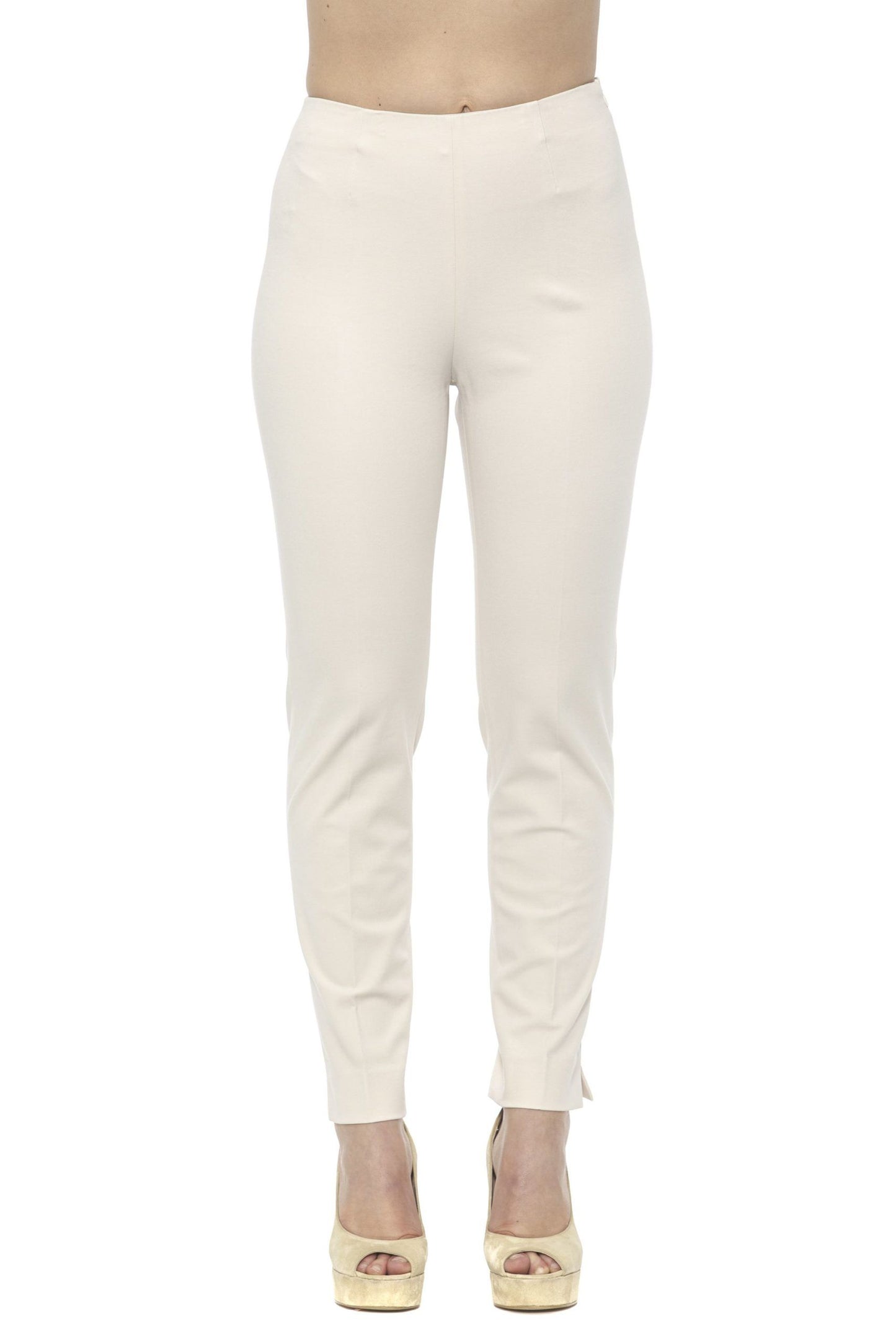 Peserico Beige Cotton Women Pants