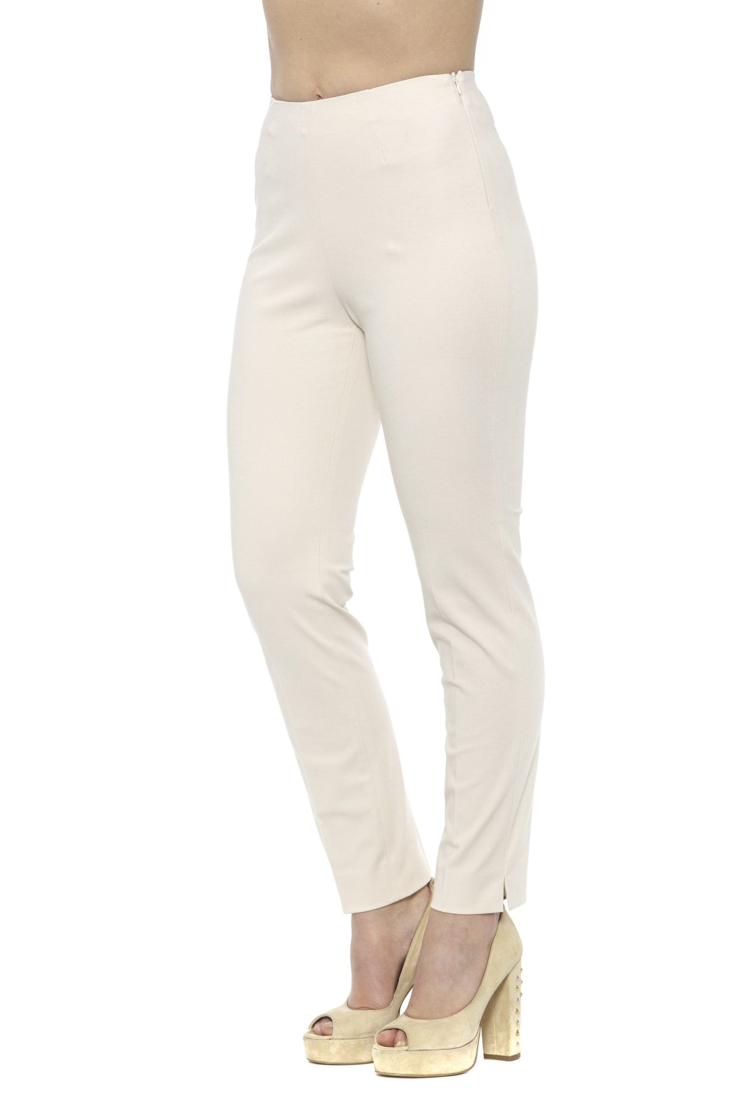 Peserico Beige Cotton Women Pants