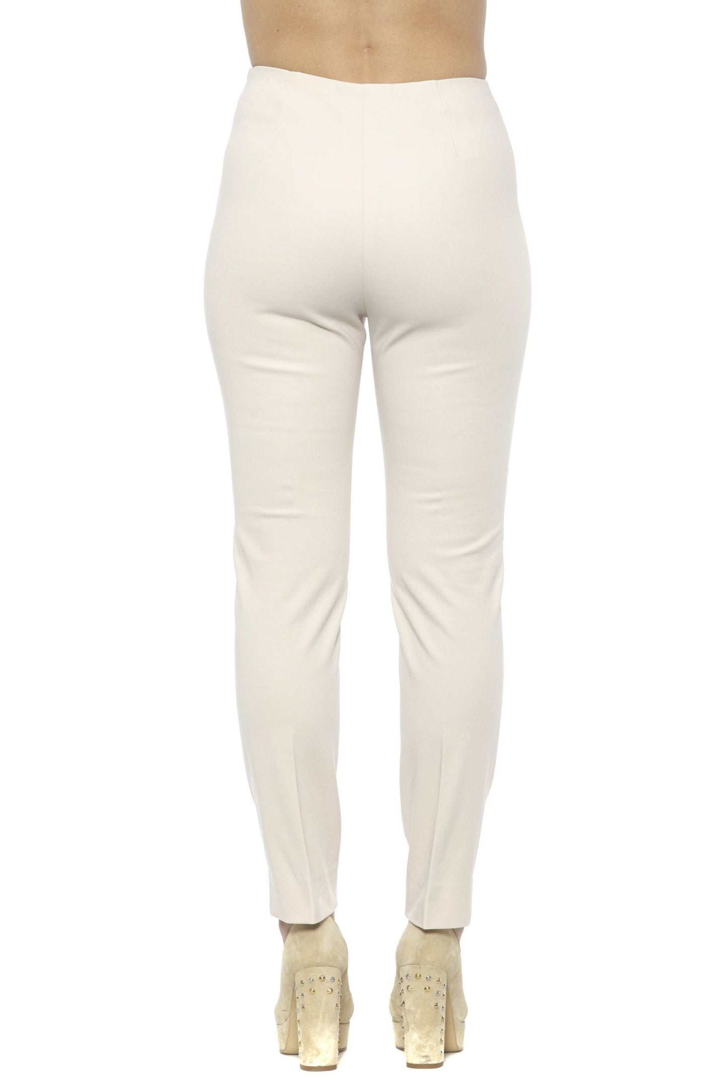 Peserico Beige Cotton Women Pants