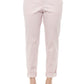 Peserico Pink Cotton Women Chino Pants